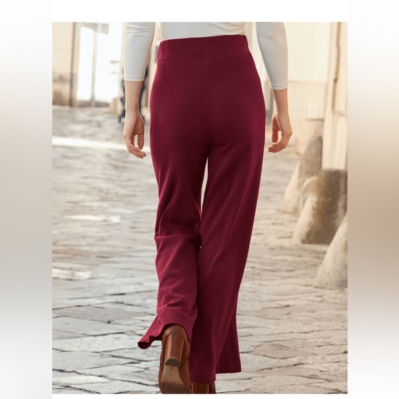 Peruvian Connection Odeon Wide Leg Pants GRAY size Medium NWT - Picture 2 of 5